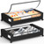 2 Pack Square Containers, 60L Bins, Rolling Metal Drawer for Clothes, Blankets, Shoes