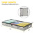 Low Profile Underbed Storage for Clothes,Shoes,Pillows and Blankets with Zips and Clear Windows,4 Pack