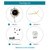 Wall Clock for Living Room Decor Decorative Wall Clock with Pendulum Silent Quartz Battery Operated Black,13.8x21.3 in