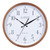 La Crosse Technology Atomic Analog Wall Clock, Wood, 12.80" (404-50447)
