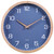 12 Inch Silent Non Ticking Wood Wall Clocks Battery Operated - Wooden Blue Modern Simple Clock Decorative for Kitchen