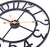 30 in Extra Large Farmhouse Decorative Outdoor Clocks Sient Battery Operated – Vintage Outside Clock for Garden, Backyard