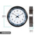 La Crosse Technology Atomic Wall Clock, Metal, 10" (404-54667)