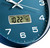 TIMESS Wall Clock, 12" Dial Non-Ticking Silent Battery Operated Analog with LCD Display for Perpetual Calendar and F° Temperature