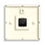 JONES CLOCKS® Box wall Clock | Retro Square | 10 inch | Black | Easy to Read Numbers | Perfect Kitchen or Office Clock