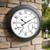 Pytha Sight 24 Inch Silent Large Outdoor Clock for Patio, Pool,Porch,Garden,Backyard