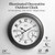 Pytha Sight 24 Inch Silent Large Outdoor Clock for Patio, Pool,Porch,Garden,Backyard