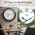 Pytha Sight 24 Inch Silent Large Outdoor Clock for Patio, Pool,Porch,Garden,Backyard