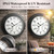 Pytha Sight 24 Inch Silent Large Outdoor Clock for Patio, Pool,Porch,Garden,Backyard