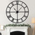 Oversized 48 inch Knocked-Down (KD) Wall Clock for Living Room Decor – Extra Large Silent Non-Ticking