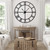 Oversized 48 inch Knocked-Down (KD) Wall Clock for Living Room Decor – Extra Large Silent Non-Ticking