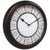 Presentime & Co. 12.6" Silent Battery Operated Night Light Wall Clock with Smart LED Sensor for Living Room, Bathroom, Kitchen