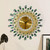 Non-Ticking Silent Creative Personality Modern Art Decorative Wall Clocks,for Living Room Bedroom Dining Room Decor,Dia 20 inch