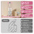 Stair Stepper for Home - Vertical Climber Workout Machine with Stable Frame, Adjustable Handlebar for Full-Body Exercise (Pink)
