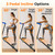 OWLSKY Stair Stepper for Home, Folding Vertical Climber Exercise Machine with Stable Triangular Frame, Smooth & Quiet Motion, Full Body Workout Equipment, Supports 330 LBS