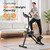 Stair Stepper for Home,Vertical Climber Step Machine with Stable Triangular Frame, 3-Level Handrail Height & Resistance & Pedal Adjustment,LCD Monitor, Device Holder, Smooth Motion, 300 LBS Black