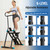 HXD-ERGO Stair Stepper for Home, 6 Adjustable Resistance Vertical Climber Cardio Exercise Machine, Folding Stair Climber for Full Body Workout with Adjustable Handlebar