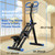 KINMAC Stair Stepper with Adjustable Resistance for Home - Upgrade Climber Workout Machine with LCD Tracking & Space-Saving Design | Ideal for Home Gym, Apartment & Office (Black)