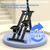 KINMAC Stair Stepper with Adjustable Resistance for Home - Upgrade Climber Workout Machine with LCD Tracking & Space-Saving Design | Ideal for Home Gym, Apartment & Office (Black)