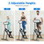 HXD-ERGO Stair Stepper for Home, 6 Adjustable Resistance Vertical Climber Cardio Exercise Machine, Folding Stair Climber for Full Body Workout with Adjustable Handlebar