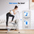 MERACH Stair Stepper, Hands & Feet Synchronized Stair Climber, Stairmaster for Full-Body Workout at Home, Compact Vertical Climber with Extended & Adjustable Pedals, White