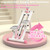 Borcolo Stair Stepper for Home, 265lbs Vertical Climber Machine for Full-Body Exercise, Stair Stepper with Resistance, Home-Upgrade Climber Equipment with Adjustable Handlebar for Women Men, Pink