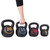F2C Kettlebell Sets 4 Piece Strength Training KettleBells Weight Set 5lb, 10lb, 15lb, 20lb HDPE Coated Concrete Kettle bell Core Training or Women & Men for Full Body Workout & Exercise Fitness