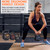 F2C Kettlebell Sets 4 Piece Strength Training KettleBells Weight Set 5lb, 10lb, 15lb, 20lb HDPE Coated Concrete Kettle bell Core Training or Women & Men for Full Body Workout & Exercise Fitness