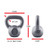 WF Athletic Supply Hammerstone Painted Cast Iron Kettlebells, Home & Gym Equipment, Great for Strength Training, Full Body Workout & Crossfit Training, Color & Size Options Available in 10-80 Pounds
