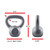 WF Athletic Supply Hammerstone Painted Cast Iron Kettlebells, Home & Gym Equipment, Great for Strength Training, Full Body Workout & Crossfit Training, Color & Size Options Available in 10-80 Pounds