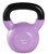 Amazon Basics Vinyl Kettlebell for Strength Training and Workout, 30 Pounds, Wide Textured Handle, Light Purple