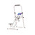 Foldable Stair Stepper Exercise Machine with Handlebar, Adjustable Resistance Quiet Climber with Timer & Phone Holder, Cardio Fitness Equipment for Home Gym, White UUU