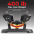 Sunny Health & Fitness 2-in-1 Power Stepper, Medium, 400 lb Weight Capacity, Resistance Bands, Height-Adjustable, Low-Impact Cardio, Bluetooth + SunnyFit App, SF-S021054