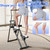 Stair Stepper & Ab Machine by SEWD, 2-in-1 Cardio Workout Equipment with Adjustable Handlebar & Large Pedals, 90% Pre-Assembled Fitness Equipment, Quickly Switch from Stepper to Abdominal Machine