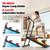 Winfita Magnetic Stair Stepper for Home, 77 LBS Peak Resistance with No Limited Adjustment, 2 Incline Levels, 12'' Extended Pedal, Folding Vertical Climber with 320 LBS Weight Capacity