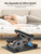 SPORTSROYALS Stair Stepper,Twist/Mini Stepper for Exercise at Home,Step Machine with Resistance Bands for Full Body Workout, 350lbs+ Capacity
