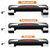 Smartxchoices 30'' Aerobics Stepper Workout Step Platform with 4" - 6" - 8" Adjustable Risers, Fitness Exercise Workout Trainer,Non-slip Step Platform for Cardio, Core, Strength Training,Home Gym