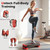 Goplus 3-in-1 Aerobic Step Platform, 600 LBS Adjustable Exercise Stepper with 4-Level Risers, Balance Trainers, Resistance Band, Non-Slip Workout Stepper for Home Gym, Cardio, Strength Training (Red)