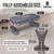 Step Aerobics Platform Set with Weighted Vest & Measuring Tape, Aerobic Steppers for Exercise at Home, Adjustable Height 2 Level Risers Workout Stepper with Non-Slip Surface, Pink Grey