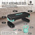 Green Black Exercise Step Platform Set with Kettlebell & Measuring Tape, Adjustable Height 2 Level Risers Workout Step Trainer, Aerobic Steppers for Home Gym Exercise Fitness Workout