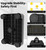 LIFTOZA 5-Level Adjustable Step Stool, 700 LBS Capacity Safety Bed Step for Seniors, Exercise Setp Platform, Portable Stair Assist for Elderly, Wide Step up for Kitchen, Car, Bedside & Shower, Black