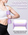 Adjustable Dumbbells Set 4 in 1 Hand Weights Set for Women Men 10 LB Dumbbell Pair Each 2lbs 3lbs 4lbs 5lbs Weights Dumbbells Set with TPU Soft Rubber Handle for Home Gym Exercise Fitness - Purple