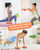 Adjustable Dumbbells Set, 4 in 1 Hand Weights Set for Women Men 10 LB Dumbbell Pair Each 2lbs 3lbs 4lbs 5lbs Weights Dumbbells Set with TPU Soft Rubber Handle for Home Gym Exercise Fitness - Orange