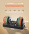 EOAT Adjustable Dumbbells 22.5LB Pair, 5 in 1 Free Adjustable Dumbbell Set with Anti-Slip Handle & Rainbow-colored Weight Plates for Home Gym, Weight Set for Women Men