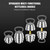 PHOEROS Adjustable Kettlebell Handles max load 44lbs compatiable with PHOEROS 44/66/88 LBS weights set, DUMBBELL PLATES THAT HAVE AN INNER DIAMETER FROM 0.98-1.56 INCHES. Max load 44lbs .(not includes Plates )