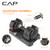 CAP ADJUSTABELL® 25 lb Pair of Adjustable Dumbbells with Contoured Full Rotation Handle, Honeycomb Black Handle