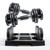 CAP 12.5 lb Pair ADJUSTABELL Adjustable Dumbbell with Contoured Full Rotation Handle, Honeycomb Design, Chrome