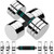 LIFERUN 15lb Steel Adjustable Dumbbell Set of 2, Free Weights Dumbbells Set, Non-Slip and Comfortable Foam Handle, Adjustable Dumbbells Weights Set for Home Gym Office Exercise