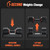 HYPATA 55 lbs Single Adjustable Dumbbell Set, Adjust Dumbbell Weight for Exercises with Tray for Full Body Workout