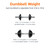 Amazon Basics Adjustable Dumbbell Hand Weight Set with Storage Case, Portable, Secure, 38 Pounds, Black